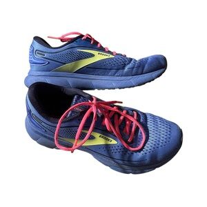 Brooks Trace 2 Womens High W B Shoes Blue Running Walking Sneaker Size 9.5